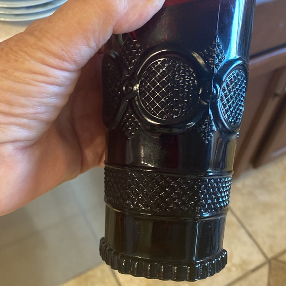 Vintage Avon 1876 Cape Cod Ruby Red set of 4. Excellent condition 12 oz 5.5” - Picture 2 of 3